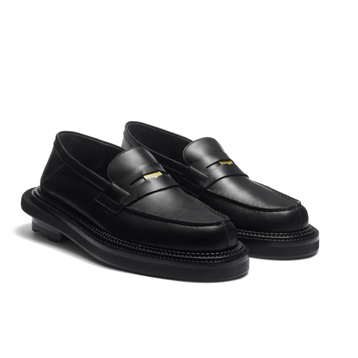 J.M.Weston | Sacai Mule Loafer Black Soft Calf