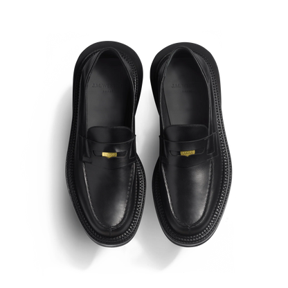 J.M.Weston | Sacai Mule Loafer Black Soft Calf