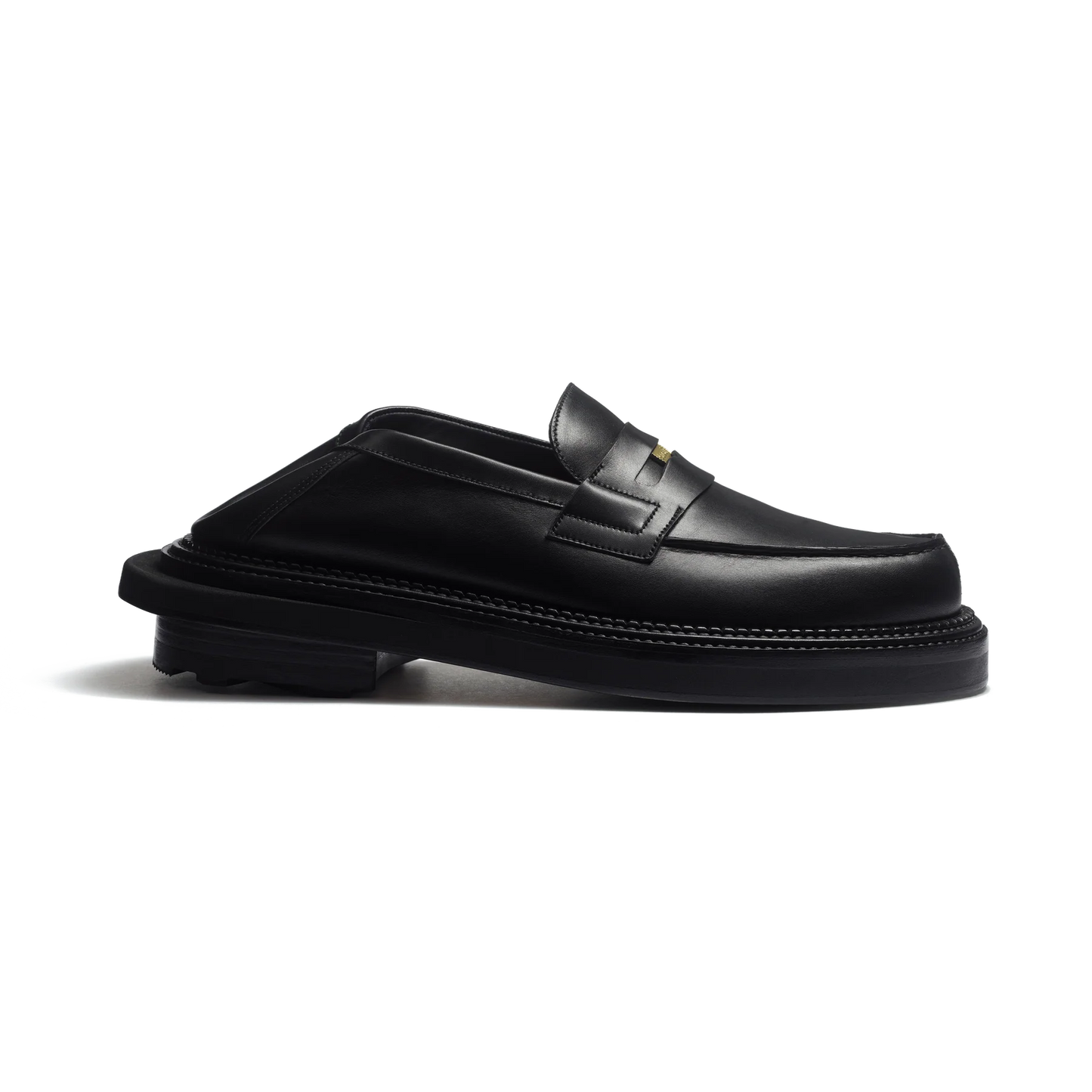 J.M.Weston | Sacai Mule Loafer Black Soft Calf