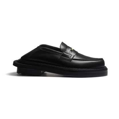 J.M.Weston | Sacai Mule Loafer Black Soft Calf
