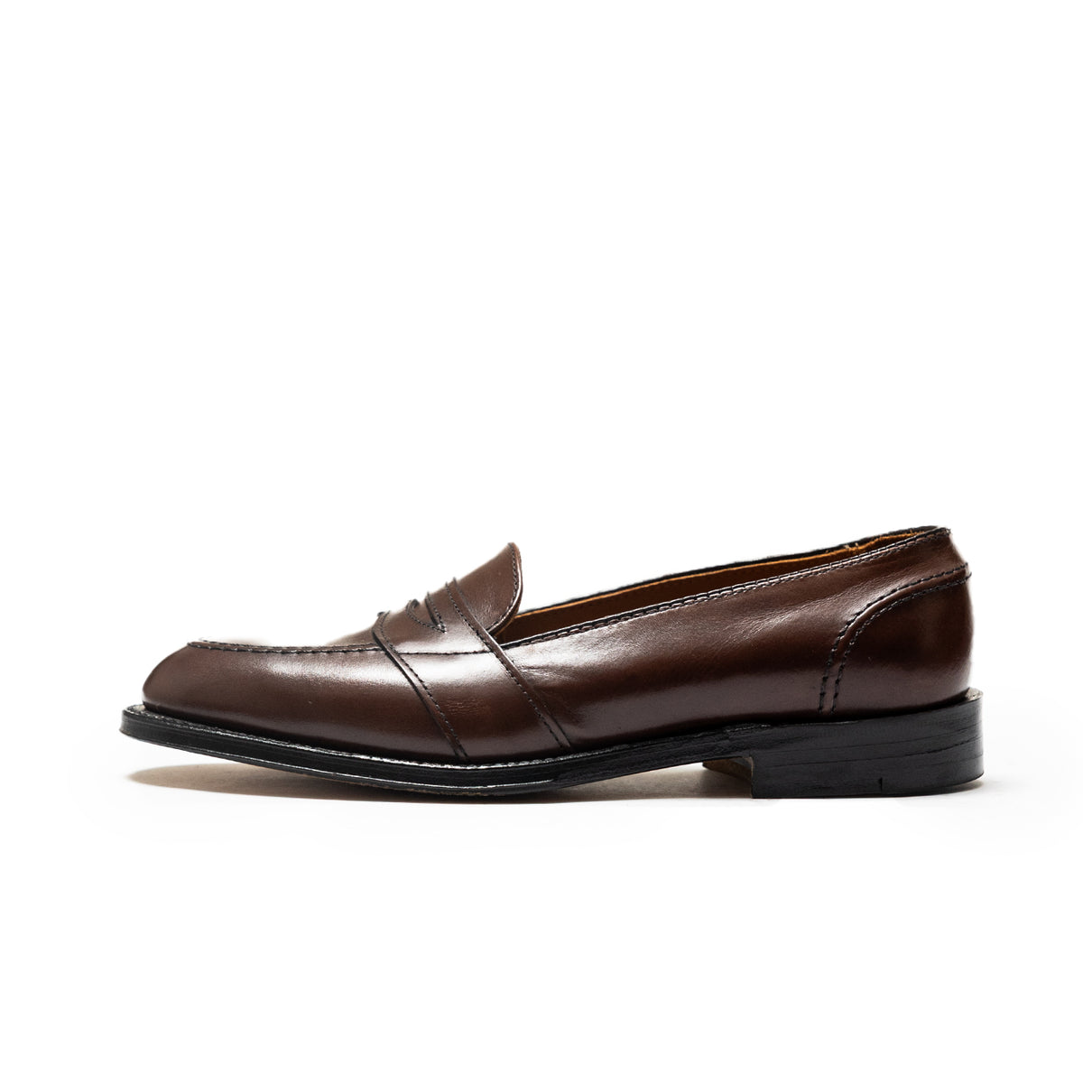 Alden | 686 Full Strap Penny Loafer Dark Brown Calf