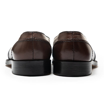 Alden | 686 Full Strap Penny Loafer Dark Brown Calf