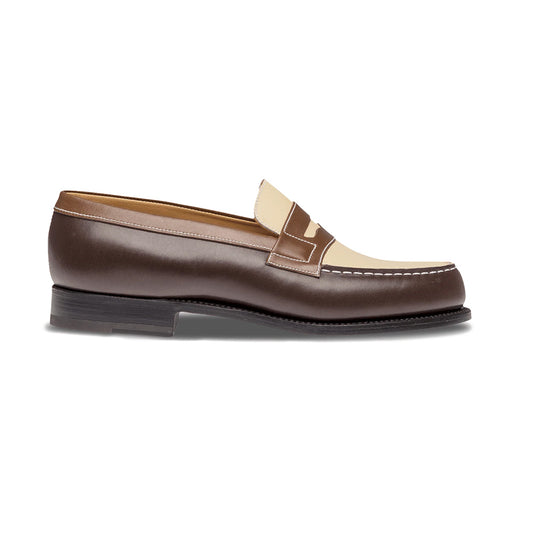 J.M.Weston | Women 180 Loafer Three Shades Box Calf