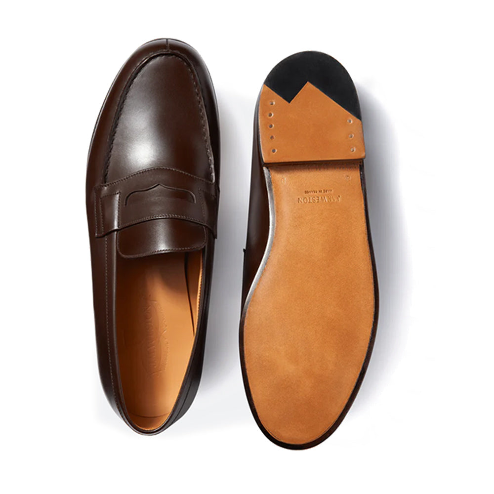 J.M.Weston | 180 Loafer Brown Box Calf