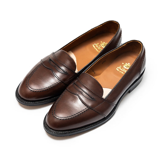 Alden | 686 Full Strap Penny Loafer Dark Brown Calf