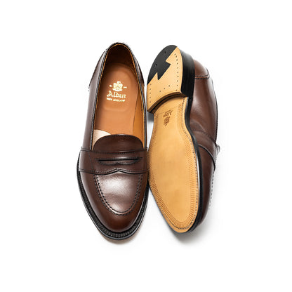 Alden | 686 Full Strap Penny Loafer Dark Brown Calf