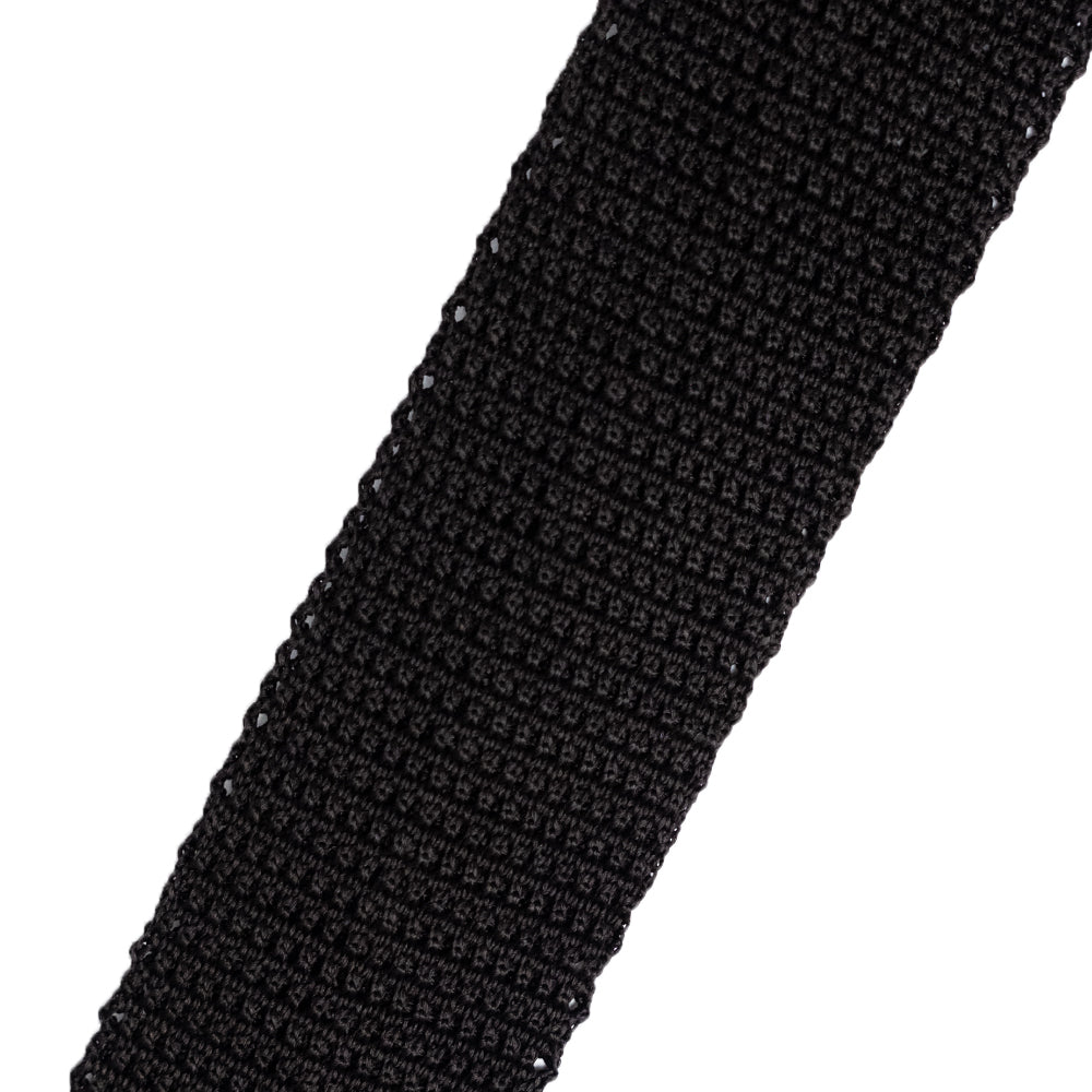 Holliday & Brown | Knit Tie Black 1I025 1