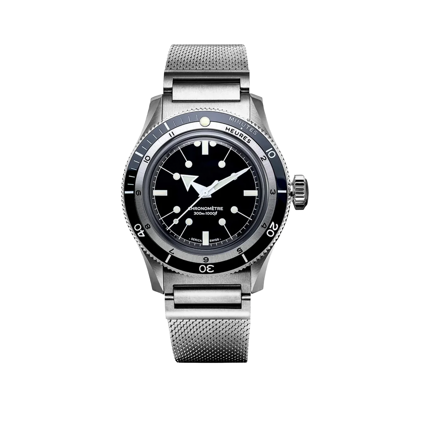 Serica | Ref. 5303-1 Diving Chronometer Enamel Black