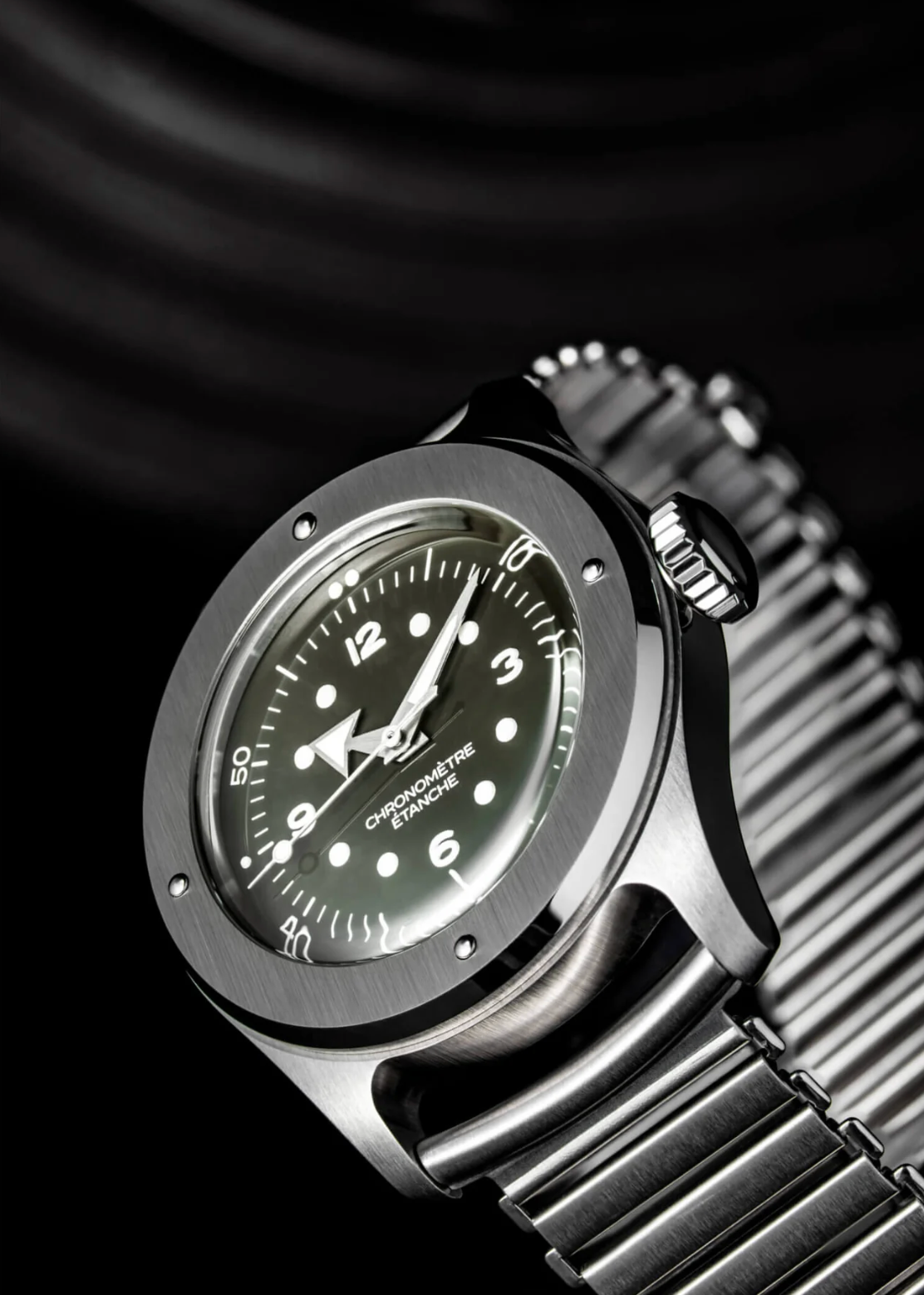Serica | Ref. 7505-2 Field Chronometer Olive