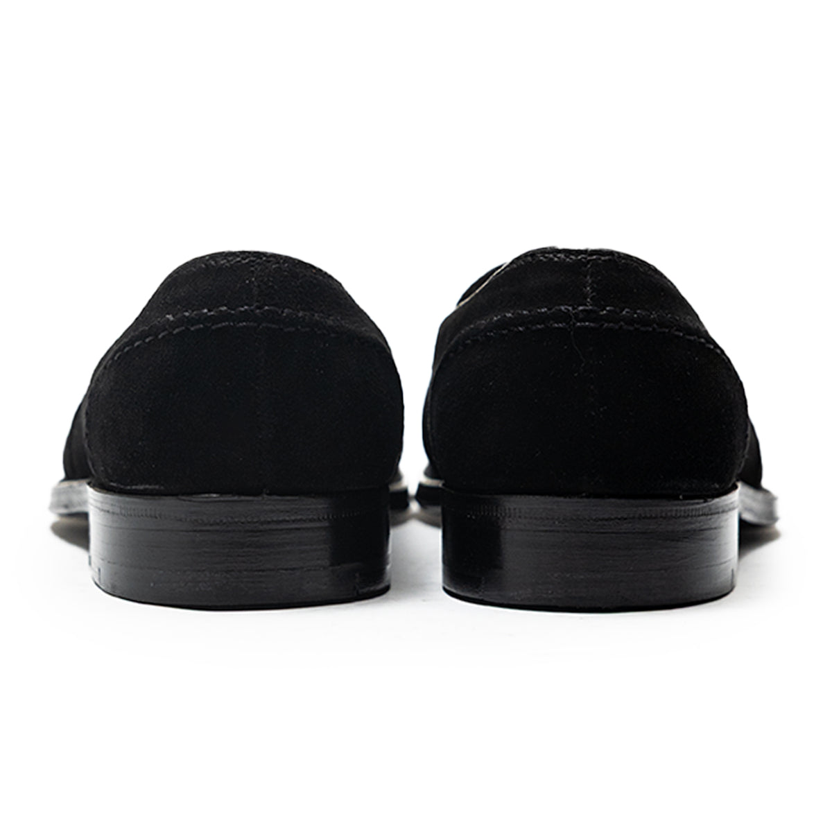 Alden | 6839 Full Strap Penny Loafer Black Suede
