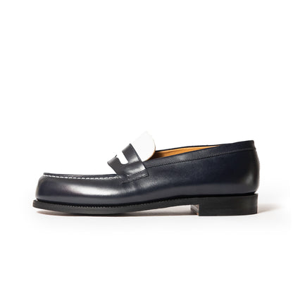 J.M.Weston | 180 Loafer Navy/White Boxcalf
