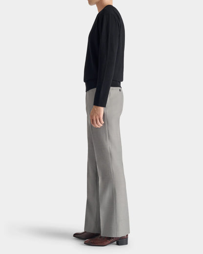Husbands Paris | V-Neck Sweater In Superfine Lambswool Black