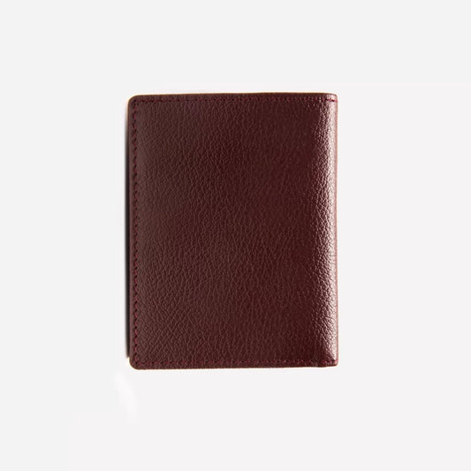 Ettinger | Capra Three Fold Mini Wallet W/Zip Burgundy