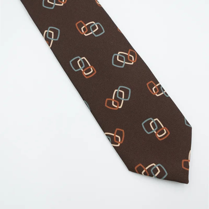 Holliday & Brown | Dark Brown & Triple Chain Tie 33788 5