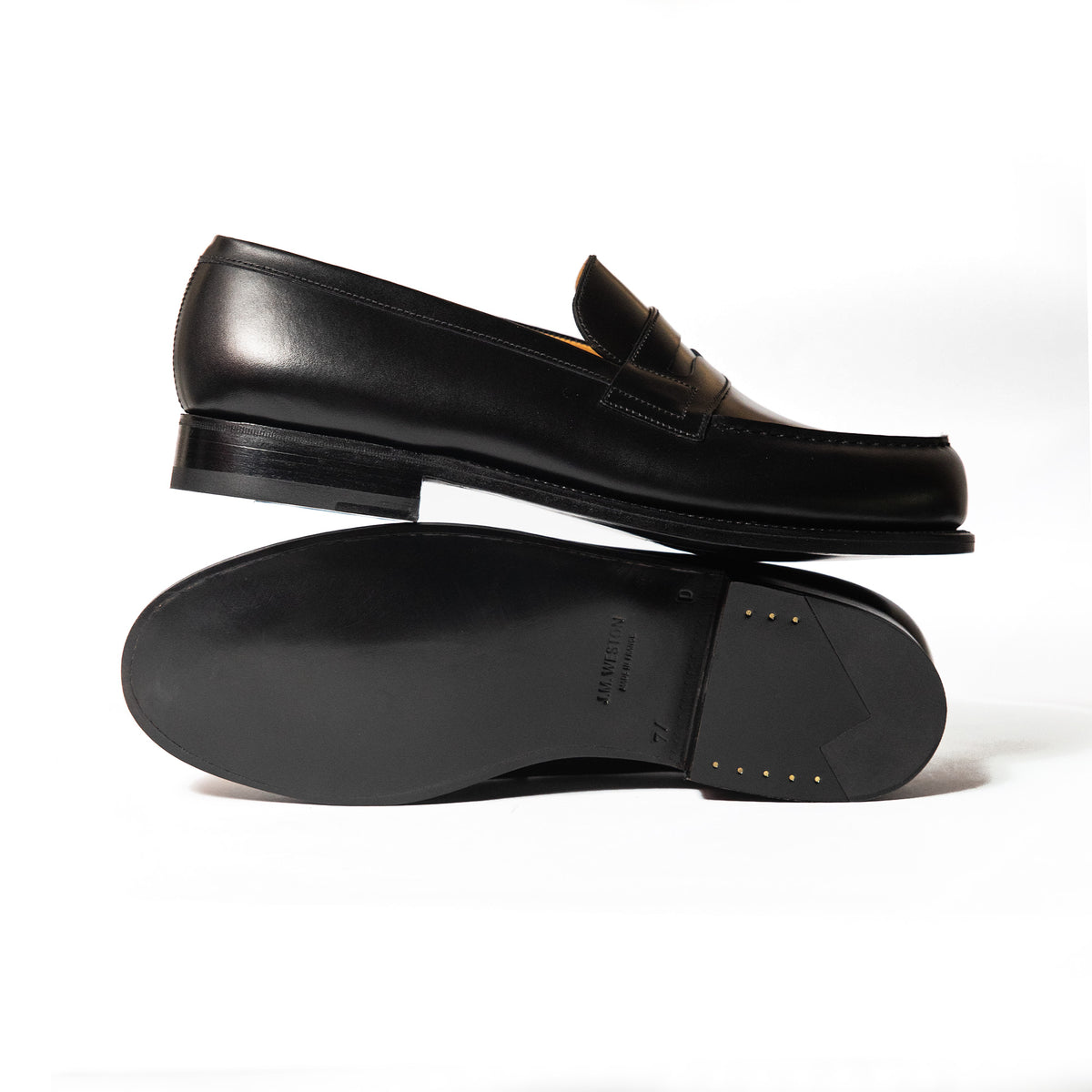 JMWeston | 180 Loafer Black Box Calf