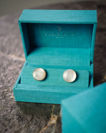 Codis Maya | Mother of Pearl Capsule Cufflinks