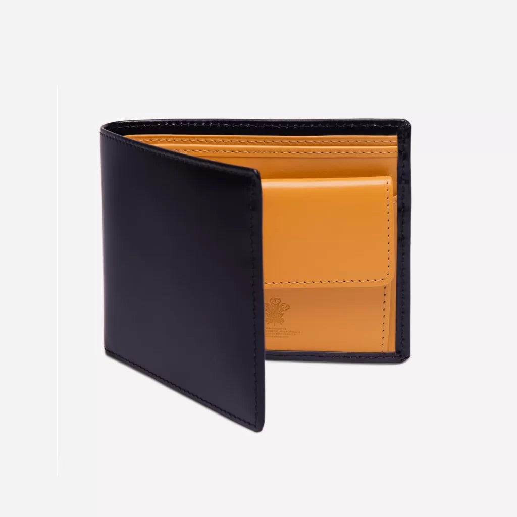 Ettinger | Bridle Hide Billfold Wallet With 3 C/C &amp; Purse Navy