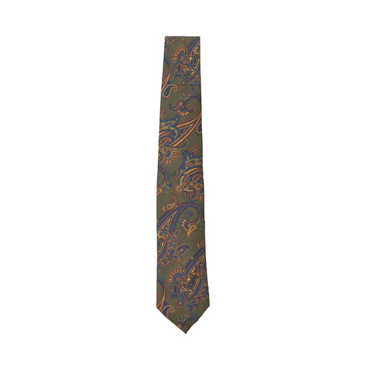 Holliday & Brown | Modern Paisley Tie Green 40118 4