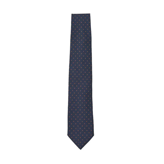 Holliday & Brown | Brown Dots Tie Navy 41149 3