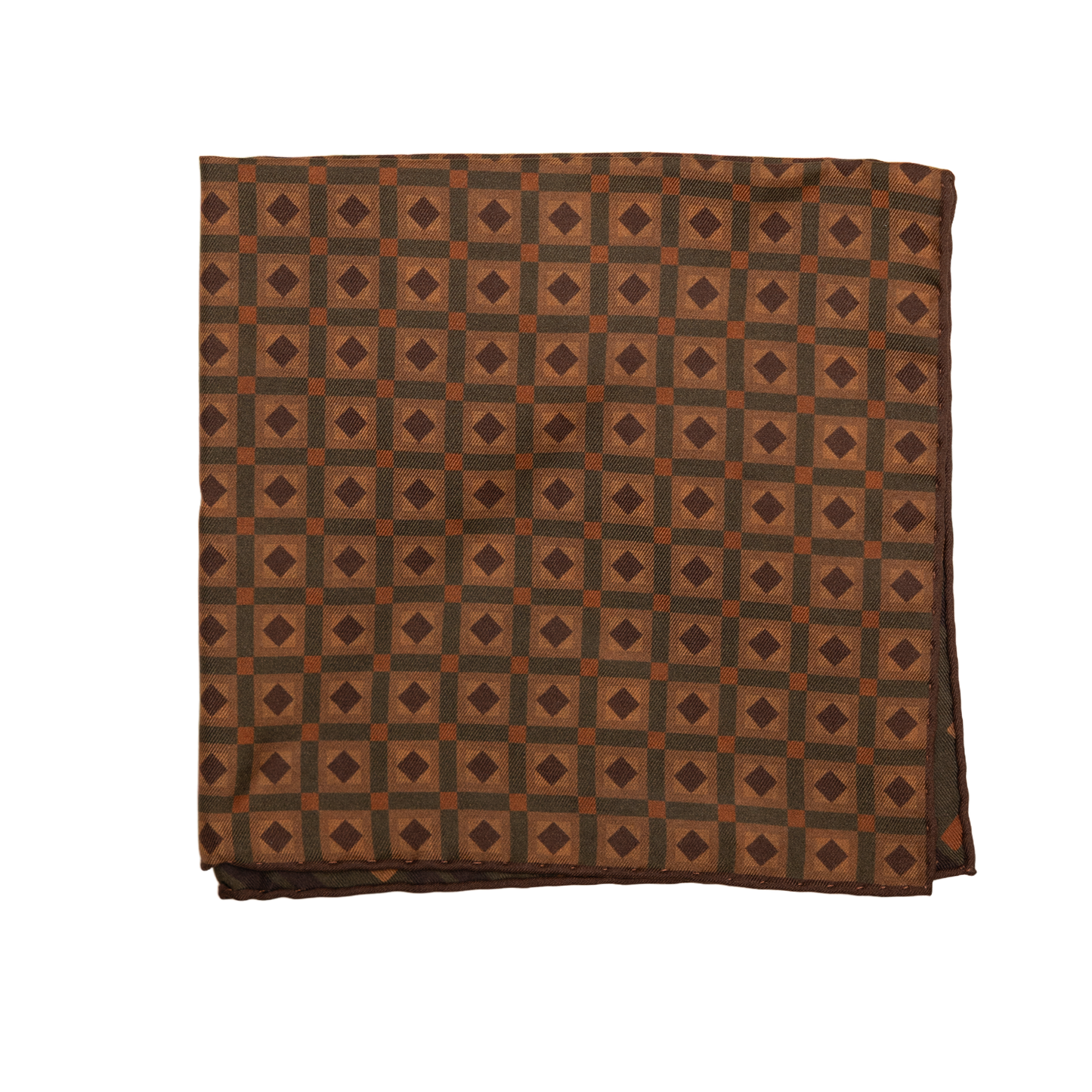 Holliday &amp; Brown | Silk Plain White Pocket Square UNI011