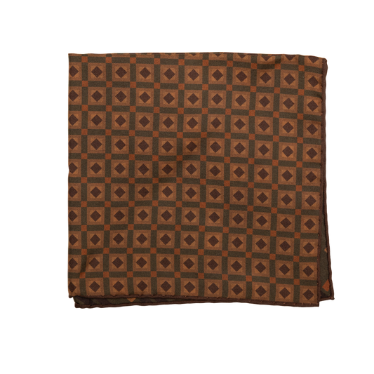 Holliday &amp; Brown | Silk Plain White Pocket Square UNI011