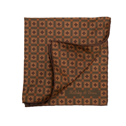Holliday &amp; Brown | Silk Plain White Pocket Square UNI011