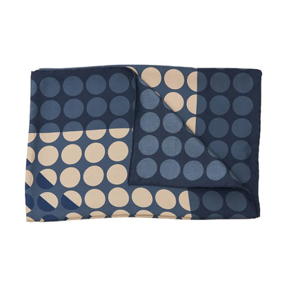 Holliday & Brown | Silk Neckerchief Navy & Ivory 41556 3