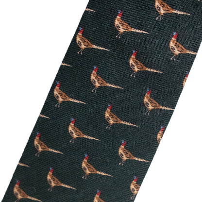 Holliday & Brown | Pheasant Twill Tie Green 43950 5