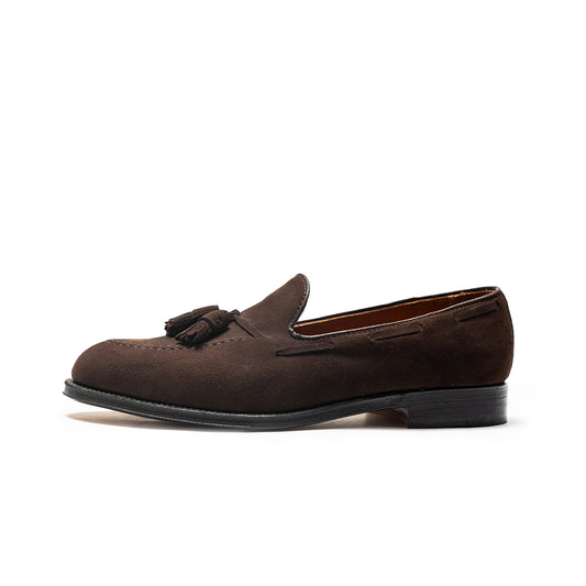 Alden | 666 Tassel Loafer Mocha Kid Suede
