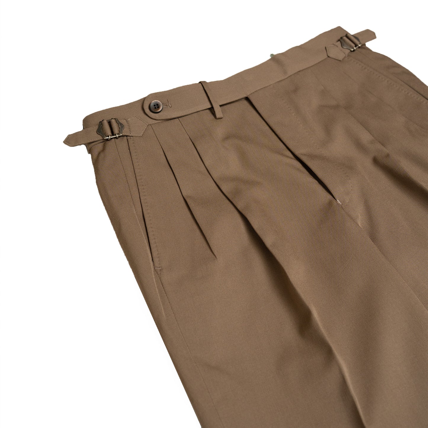Echizenya | Peat Pleated Wool Trousers