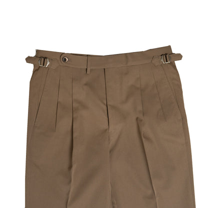 Echizenya | Peat Pleated Wool Trousers