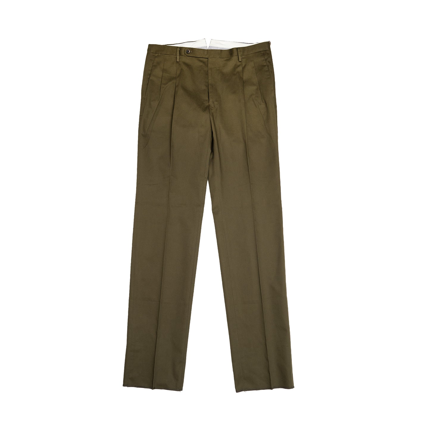 Echizenya | Olive Cotton Trousers