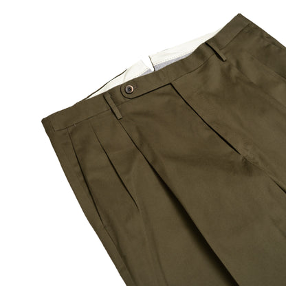 Echizenya | Olive Cotton Trousers