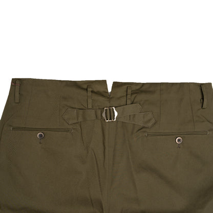 Echizenya | Olive Cotton Trousers