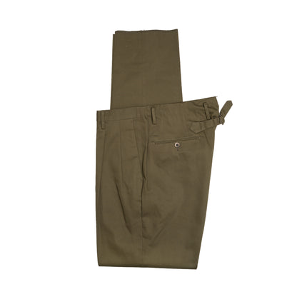 Echizenya | Olive Cotton Trousers