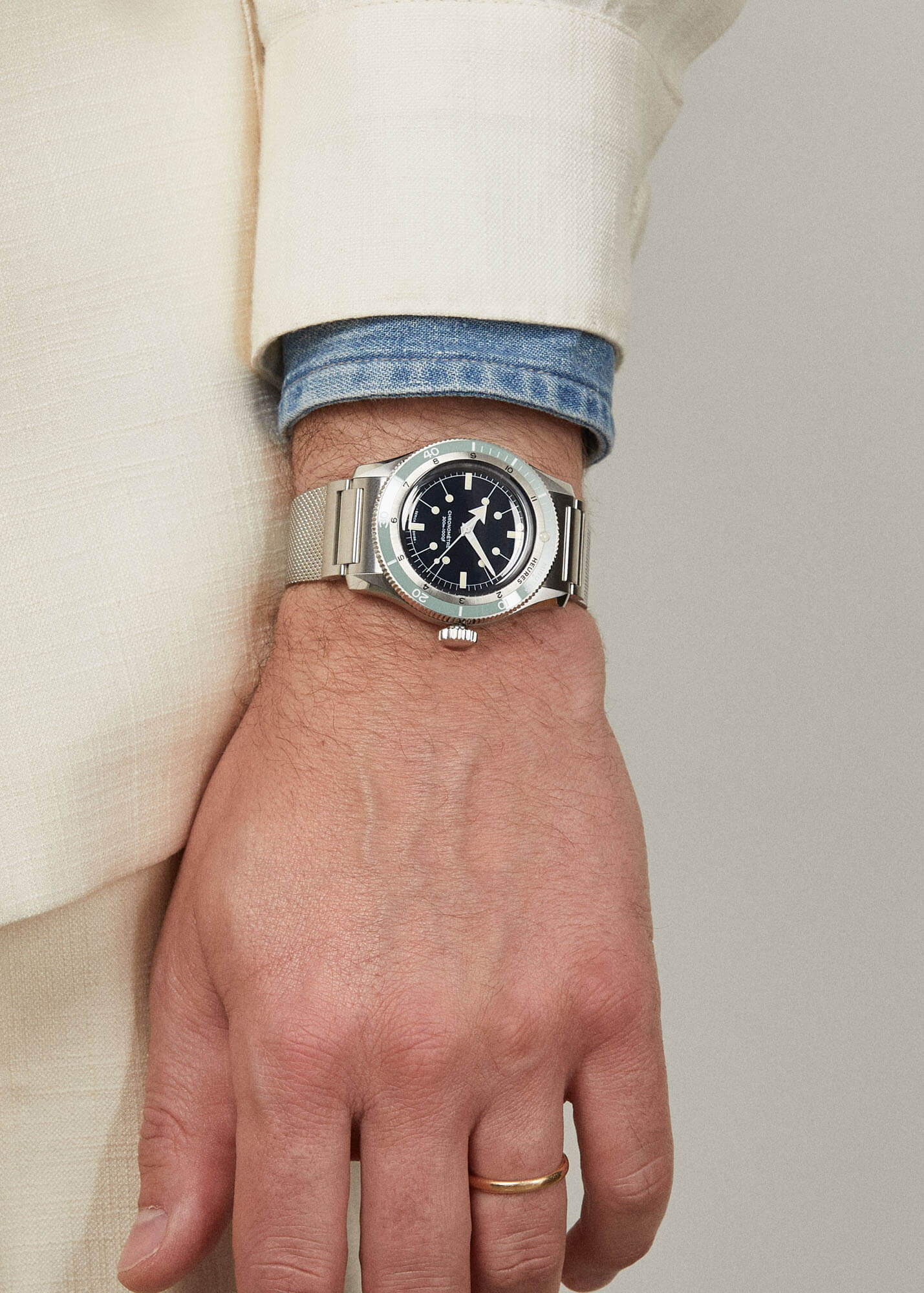 Serica | Ref. 5303-3 Diving Chronometer Crystal Blue