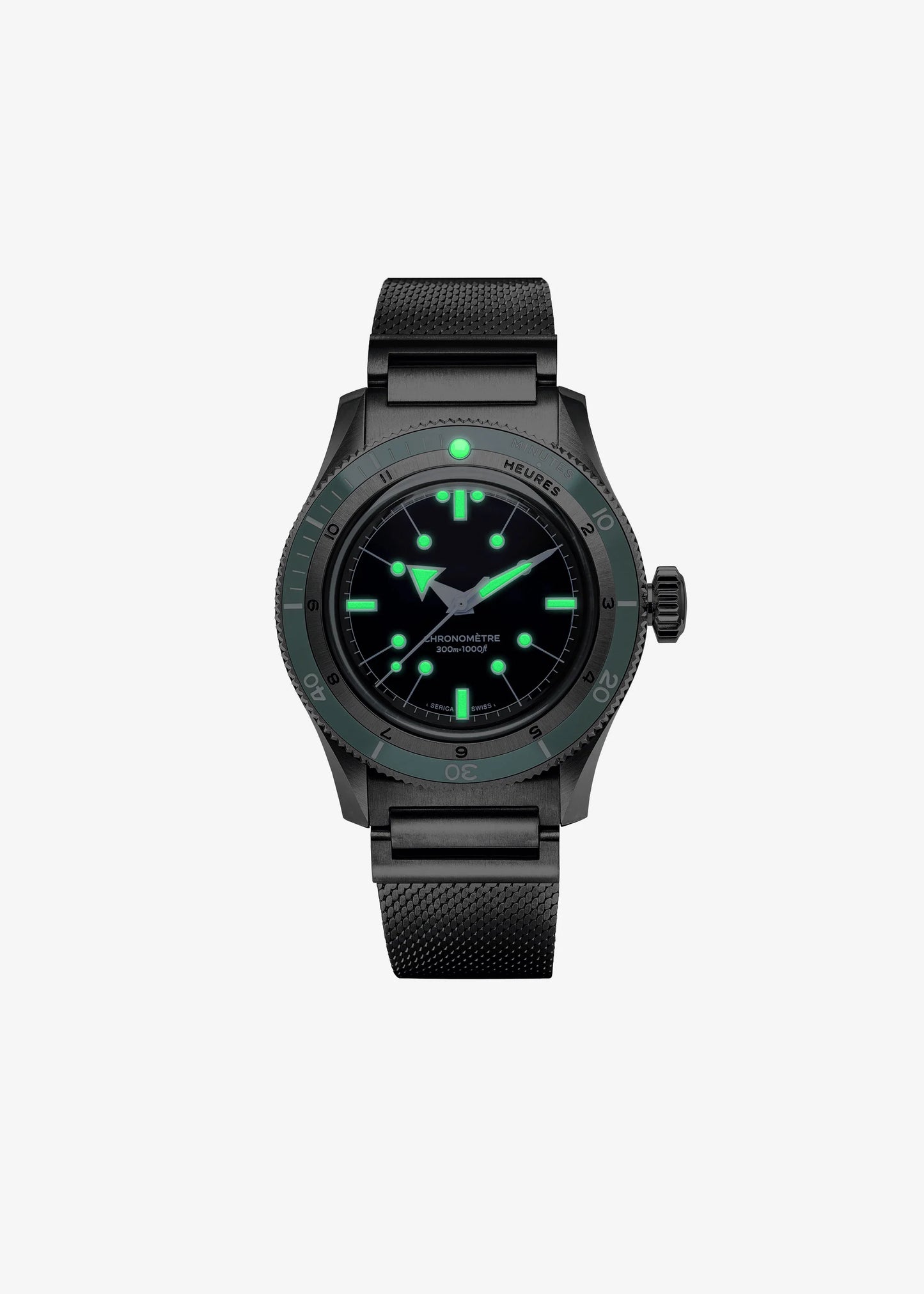 Serica | Ref. 5303-3 Diving Chronometer Crystal Blue