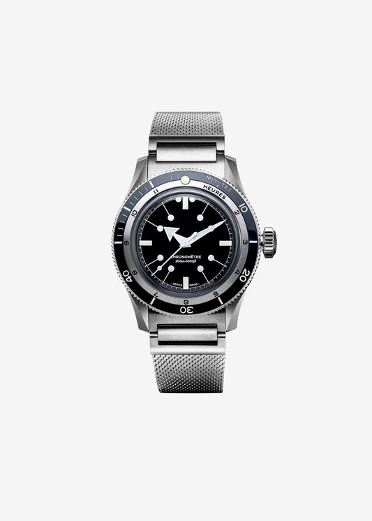 Serica | Ref. 5303-1 Diving Chronometer Enamel Black