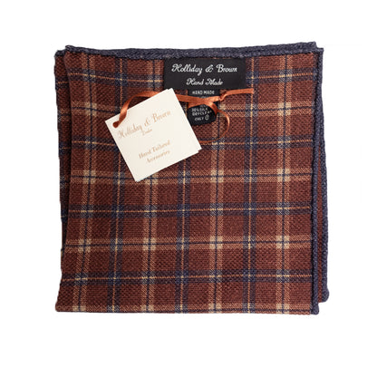 Holliday & Brown | Burgundy Fox Pocket Square 55344 5