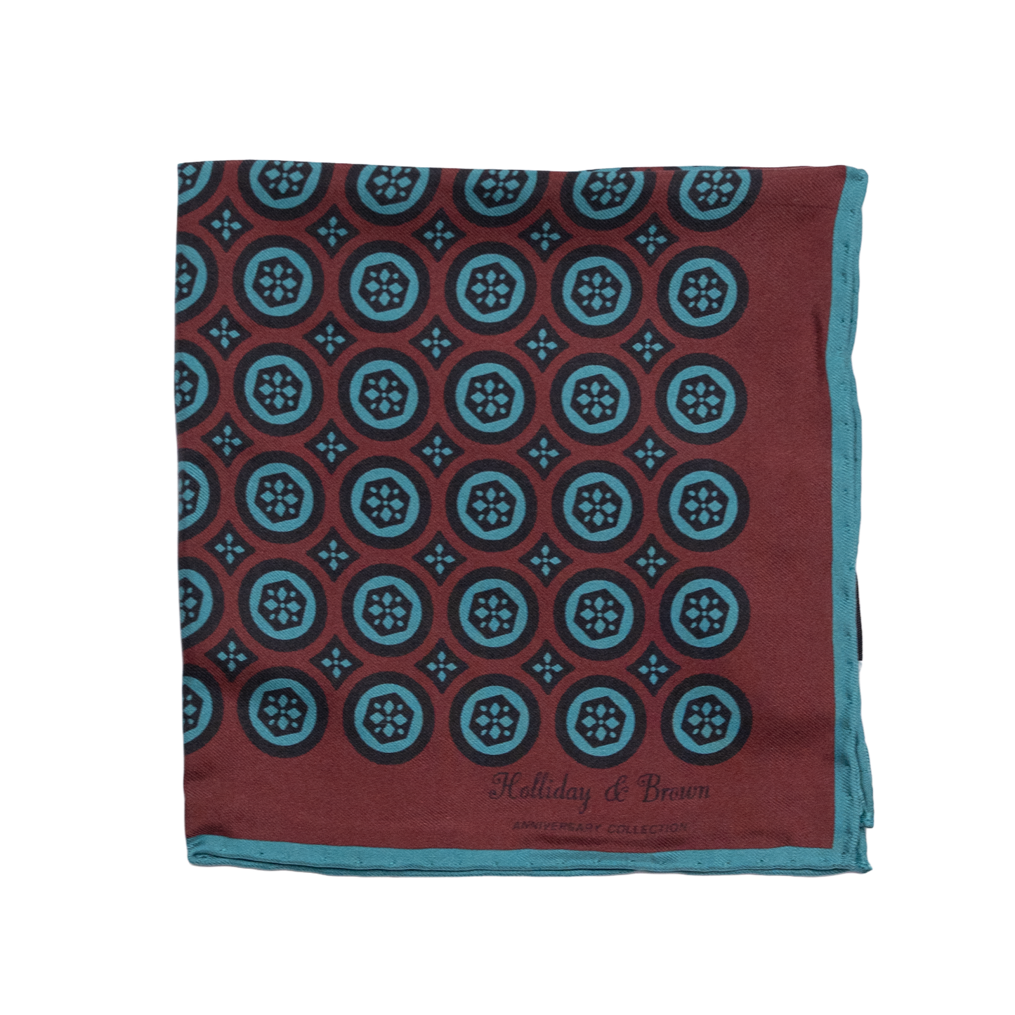Holliday &amp; Brown | Silk Plain White Pocket Square UNI011