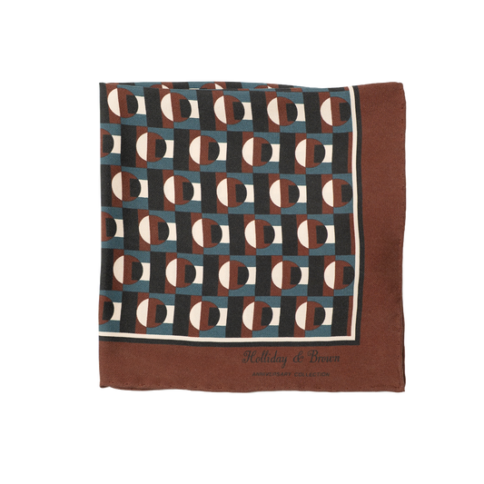 Holliday &amp; Brown | Silk Plain White Pocket Square UNI011