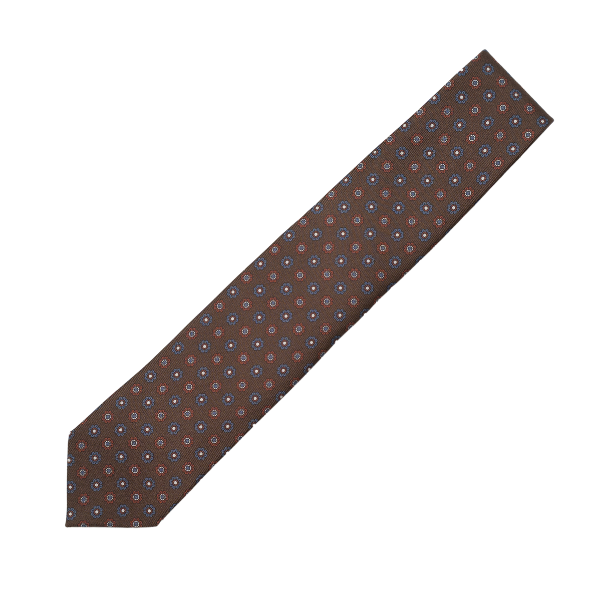 Holliday &amp; Brown | Square Geometric Tie Rust E25214