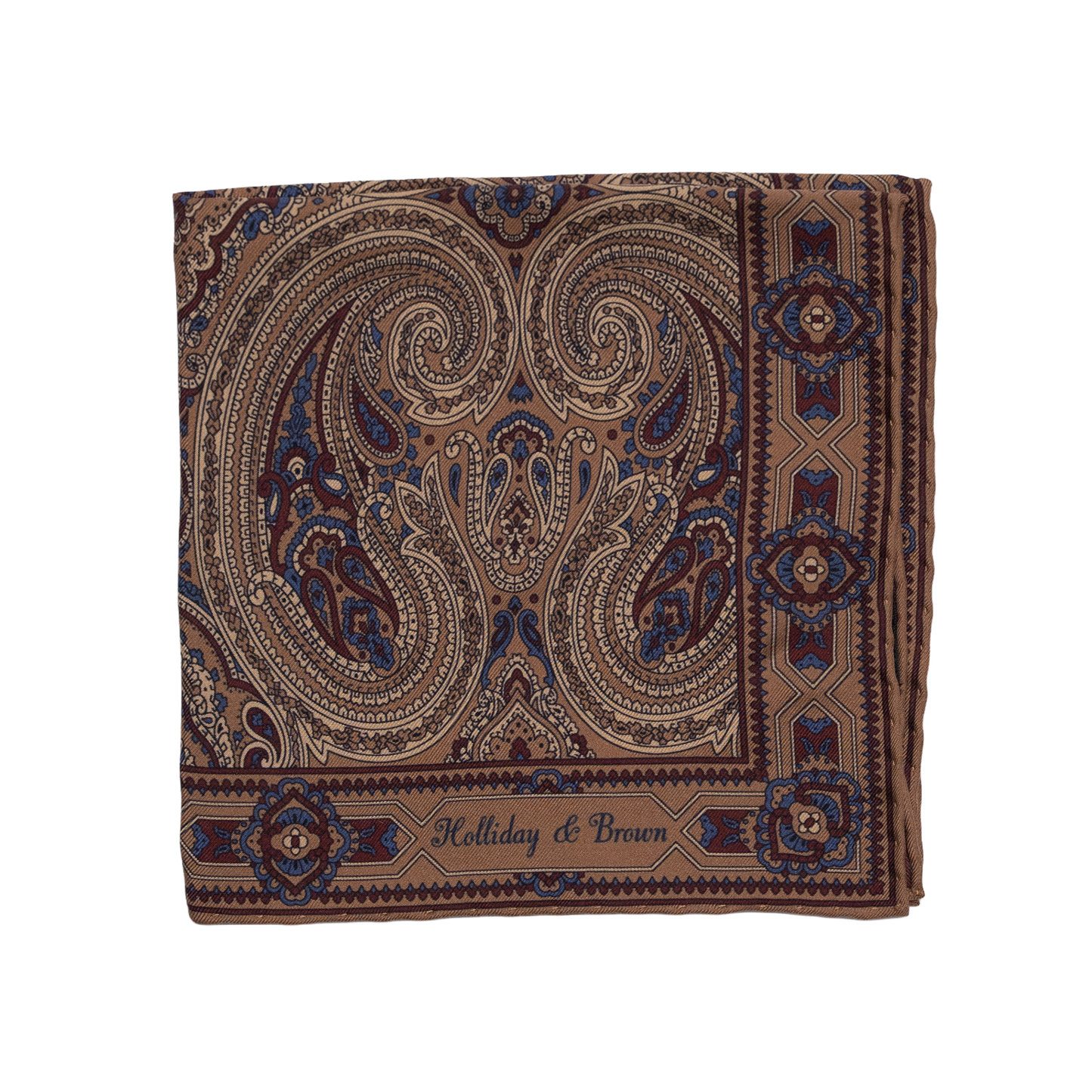 Holliday &amp; Brown | Silk Plain White Pocket Square UNI011