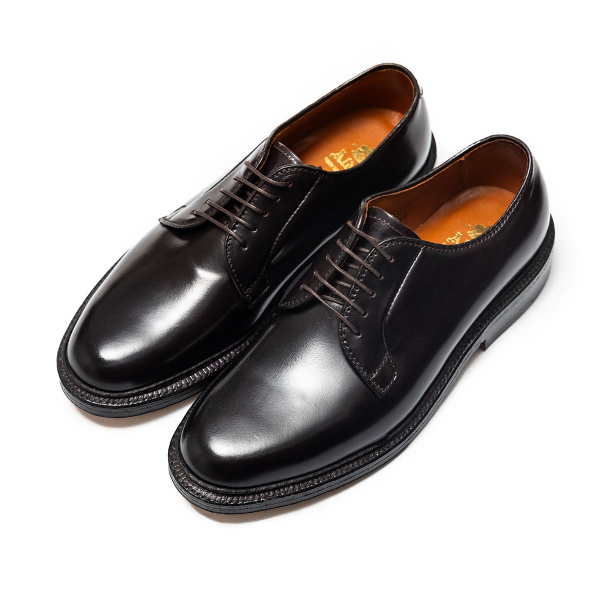 Alden | 990 Plain Toe Blucher Color 8 Shell Cordovan