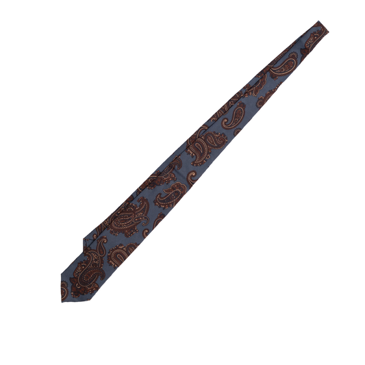 Holliday &amp; Brown | Square Geometric Tie Rust E25214