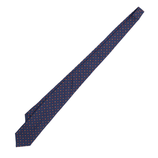 Holliday &amp; Brown | Square Geometric Tie Rust E25214