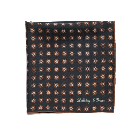 Holliday &amp; Brown | Silk Plain White Pocket Square UNI011