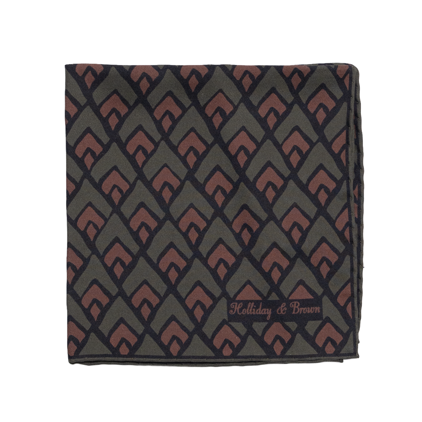 Holliday &amp; Brown | Silk Plain White Pocket Square UNI011