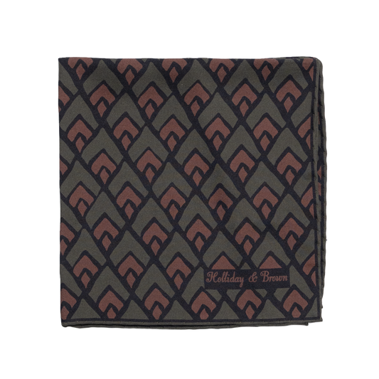 Holliday &amp; Brown | Silk Plain White Pocket Square UNI011