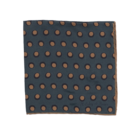 Holliday &amp; Brown | Silk Plain White Pocket Square UNI011
